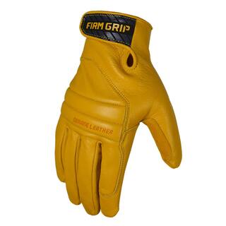 FIRM GRIP Leather Impact Large Tan Full Grain Leather Glove 55272-06