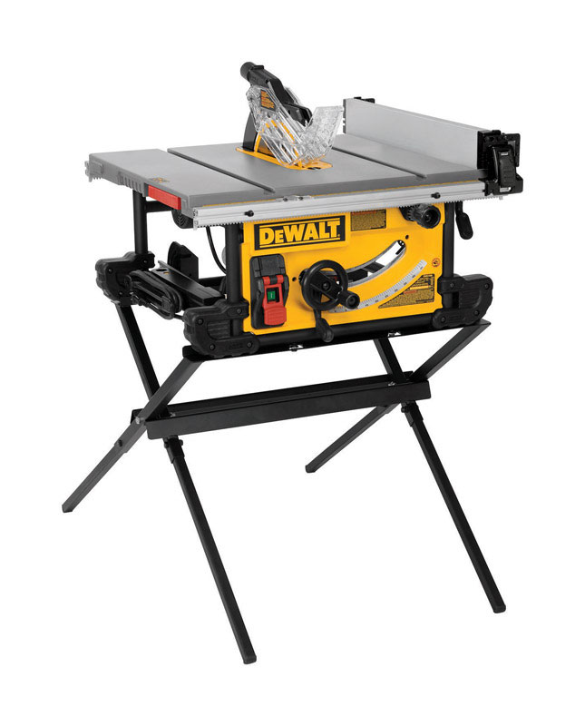 DW 15 amps Corded 10 in. Table Saw with Stand