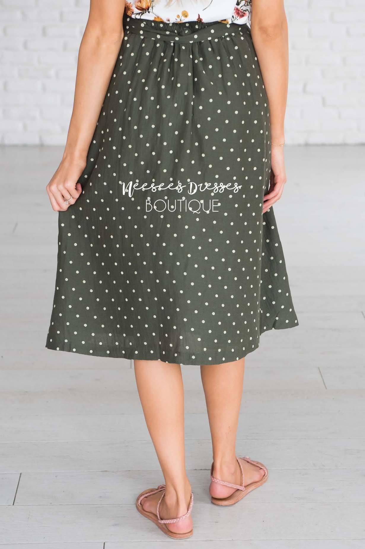 Wildest Dreams Polka Dot Skirt