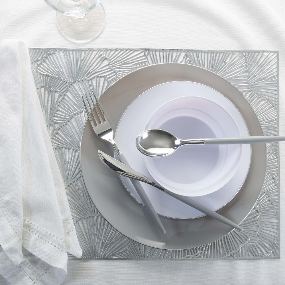 Home Details 4 Pack Shell Laser Cut Placemat