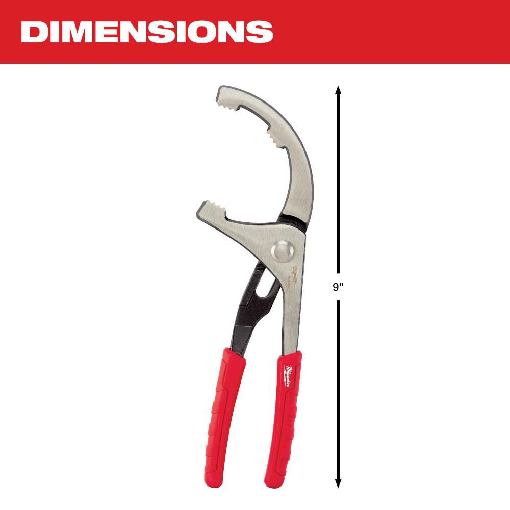 Milwaukee PVC/Oil Filter Pliers 48-22-6321 from Milwaukee