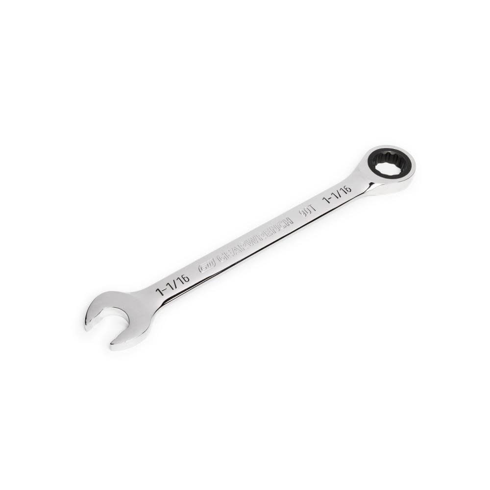 1-1/16 90T 12 Point Ratcheting Combination Wrench ;