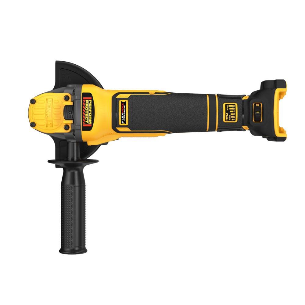 DEWALT 4.5"-5" 20V MAX Grinder Variable Speed with FLEXVOLT ADVANTAGE Bare Tool DCG409VSB from DEWALT