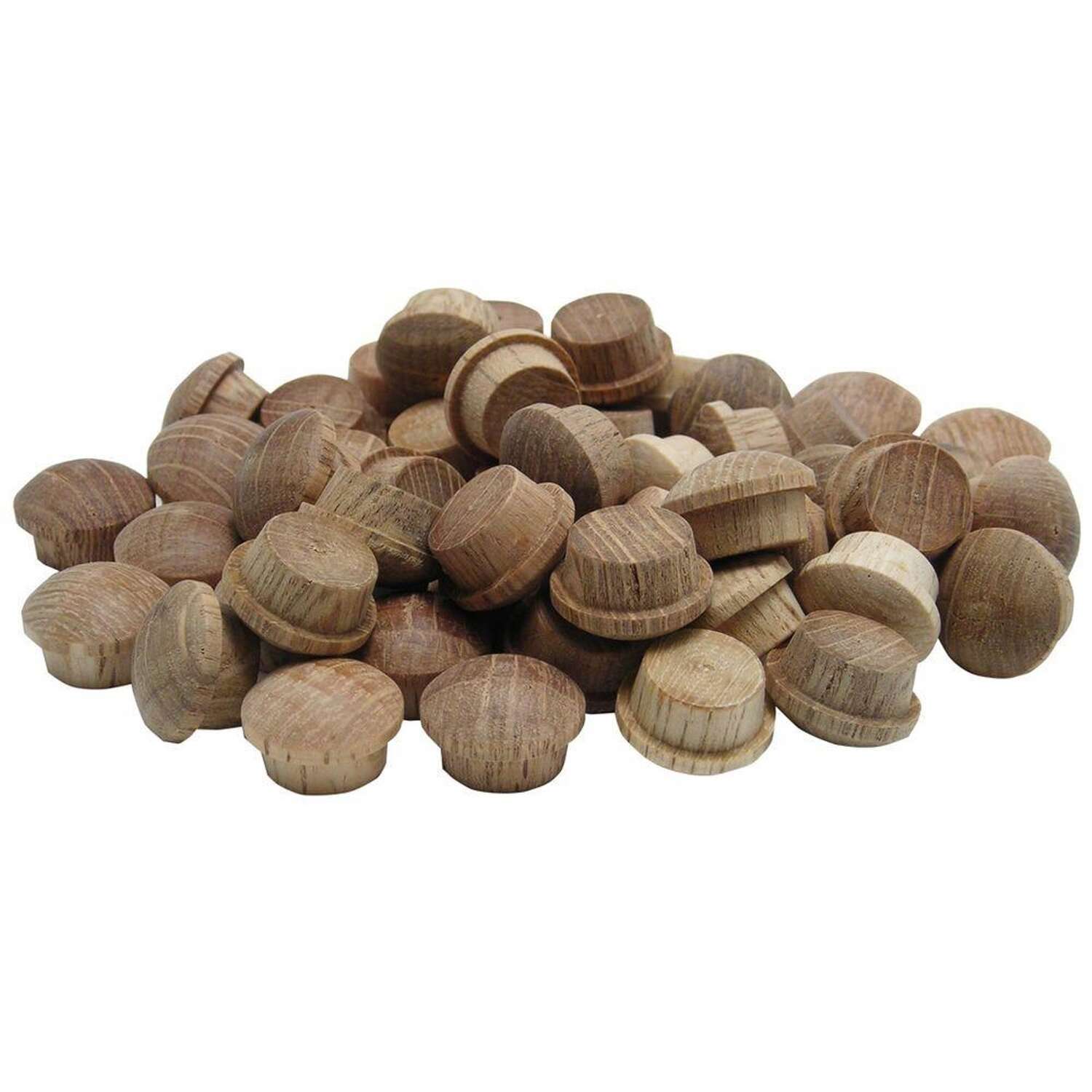 Wolfcraft Mushroom Oak Button Plug 1/2 in. D X 3/8 in. L 1 pk Natural