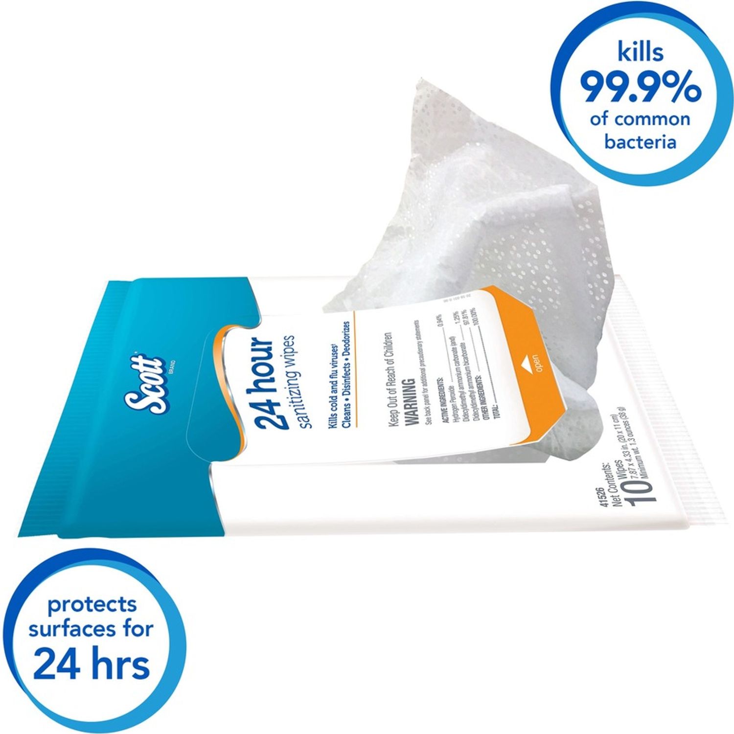 24 Hour Sanitizing Wipes by Kimberly-Clark Corporation KCC41526