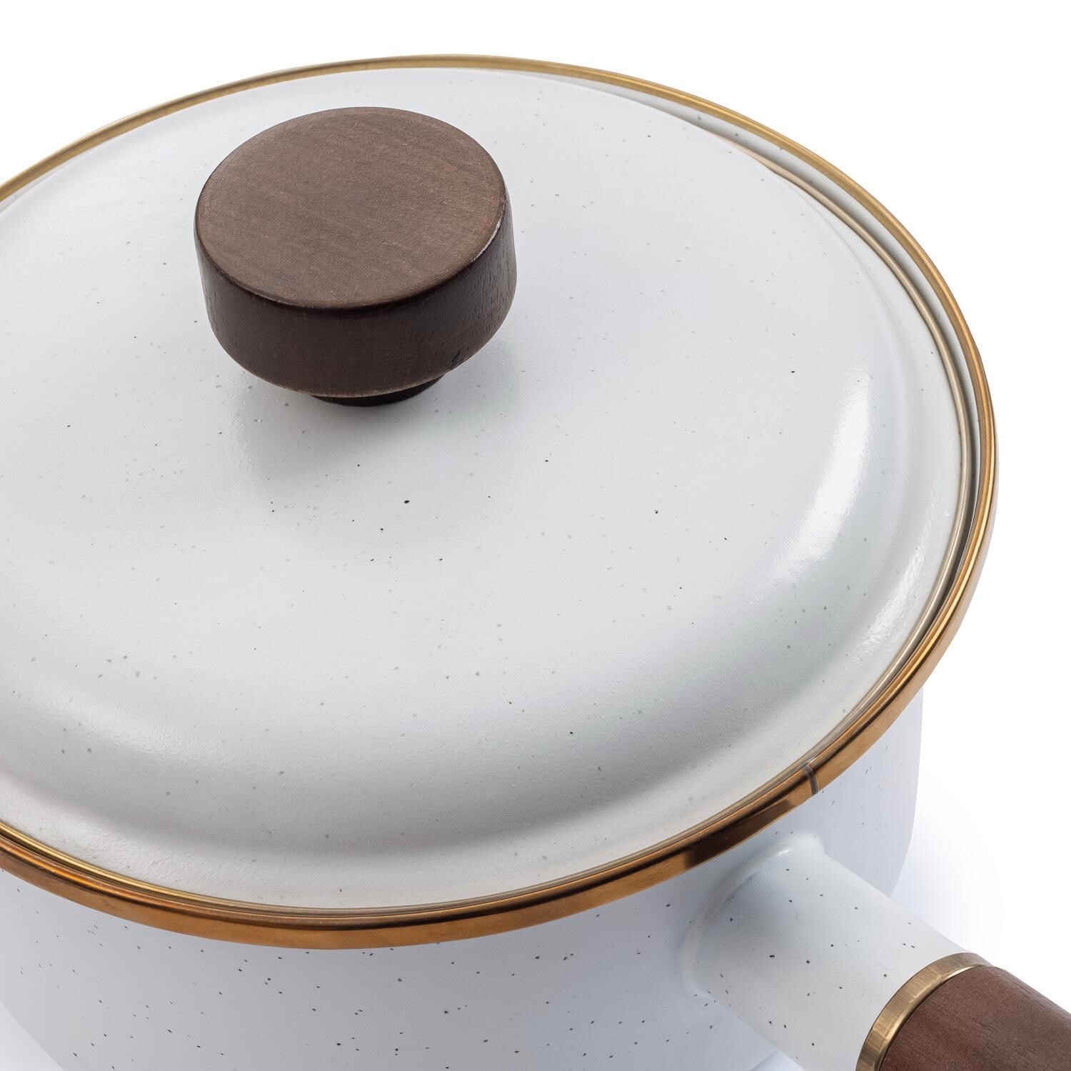 Barebones Living Enamel Saucepan