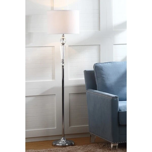 SAFAVIEH Lighting 60-inch Crystal Savannah Floor Lamp - 14