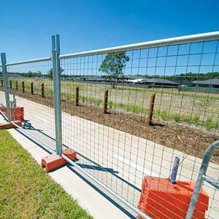 Factory Supply Galvanized Metal Construction Temporary Fence For Australia Market