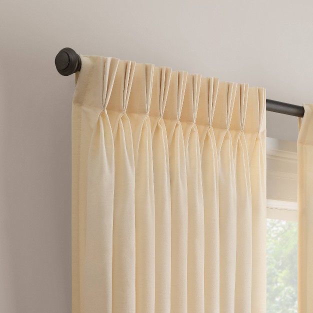 Serendipity 10 Pinch Pleat Light Filtering Curtain Panel Waverly