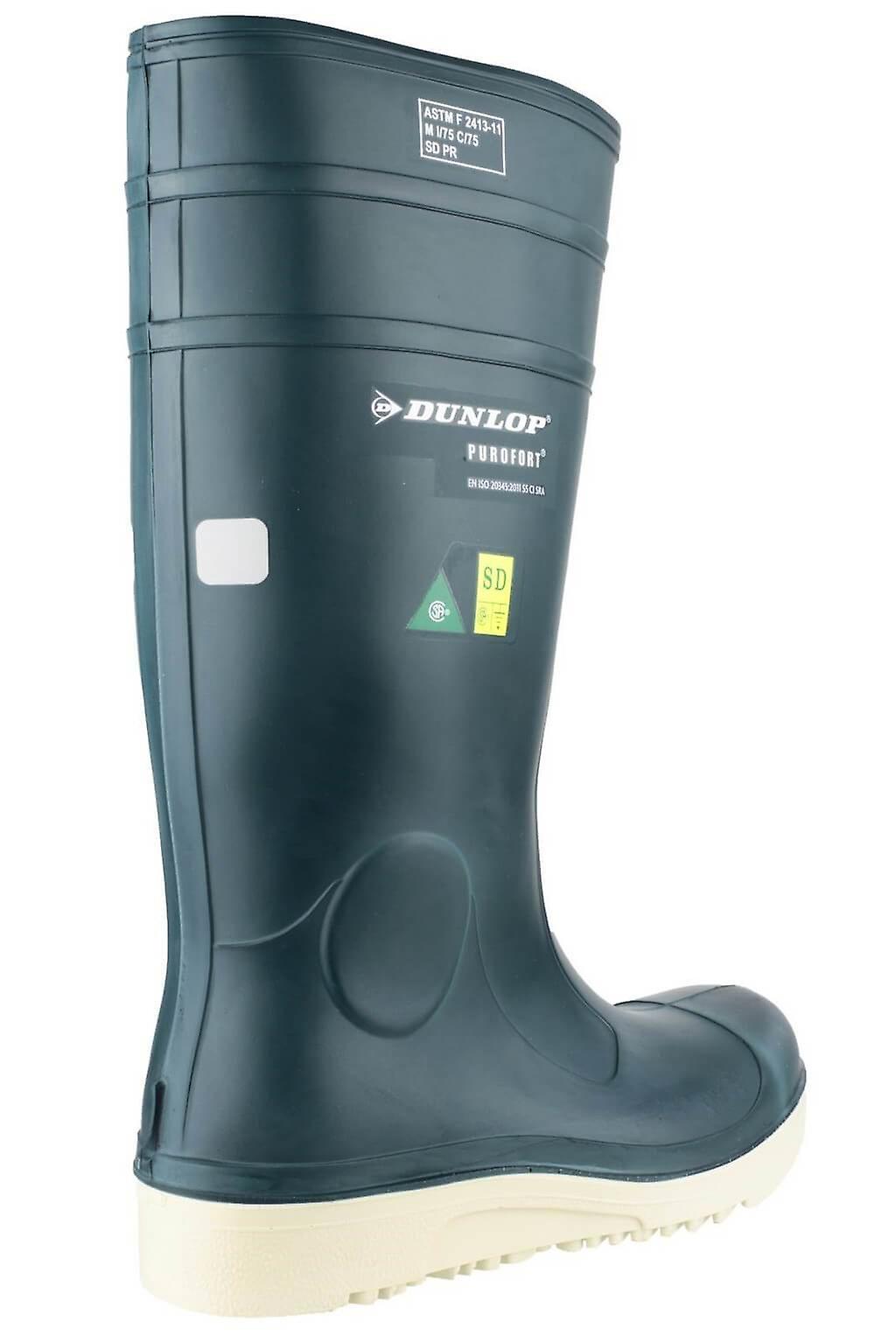 Dunlop purofort comfort grip safety wellies womens