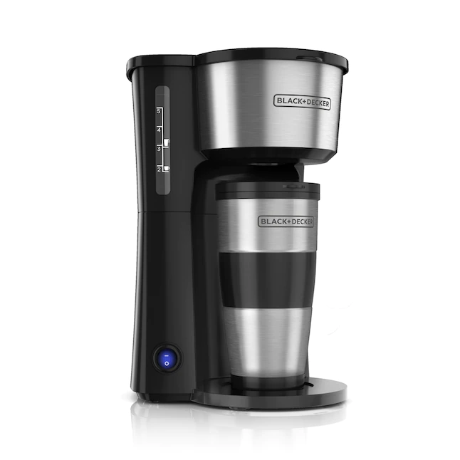 BLACK+DECKER CM0755S 5-Cup Black/Stainless Residential Drip Coffee Maker 