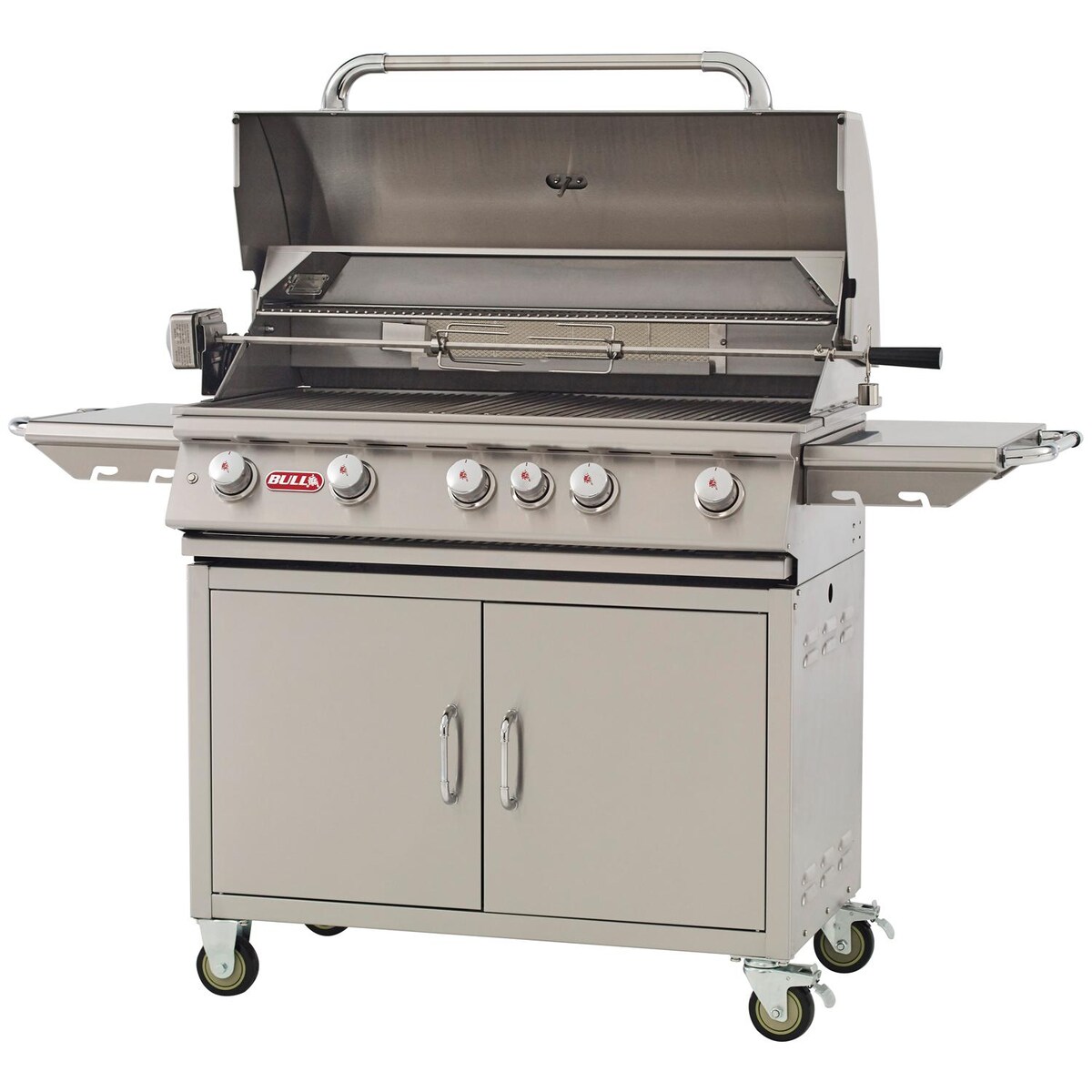 Bull Brahma 38-Inch 5-Burner Natural Gas Grill W/ Rotisserie