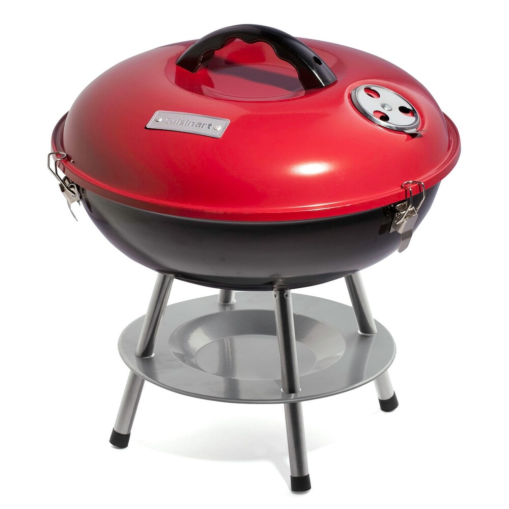 Cuisinart Red 14 Inch Portable Charcoal Grill