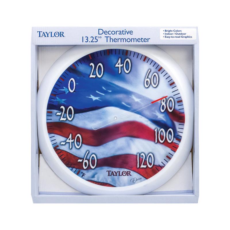 THERMOMTR US FLAG 13.25