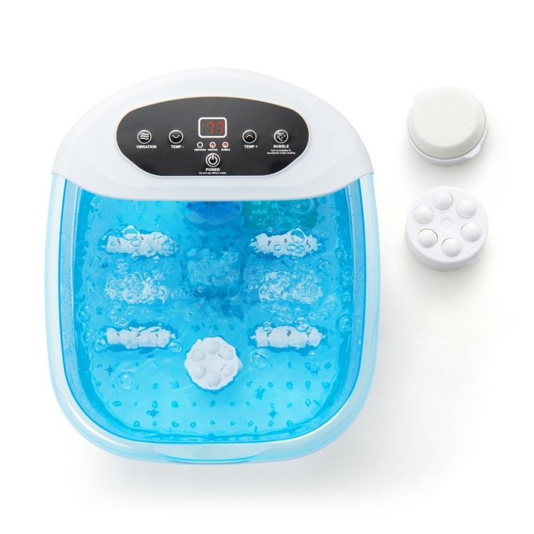 Foot Spa Massager Tub with Removable Pedicure Stone and Massage Beads