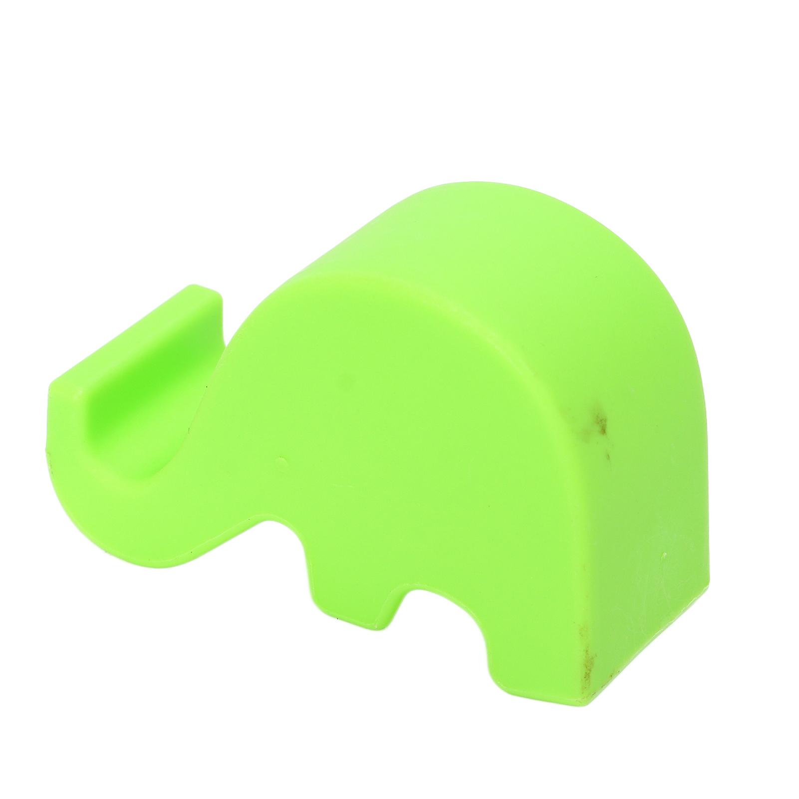 Cute Elephant Cell Phone Stand Plastic Phone Holder For Desk Home Office Birthday Giftgreen