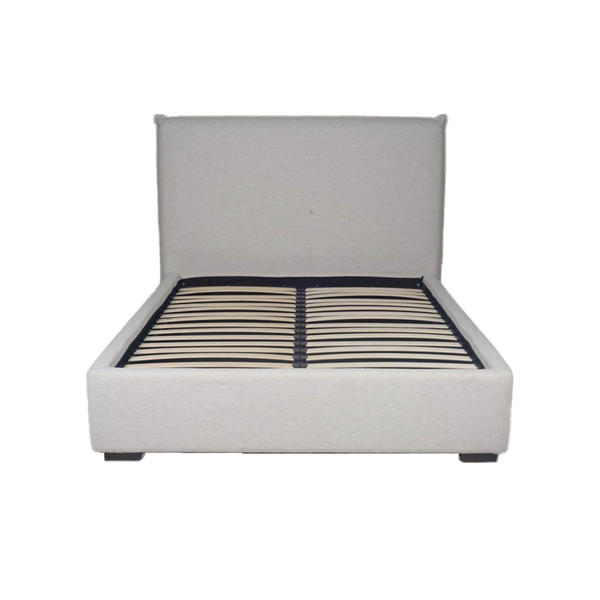 Allure Storage King Bed - Maya Oatmeal