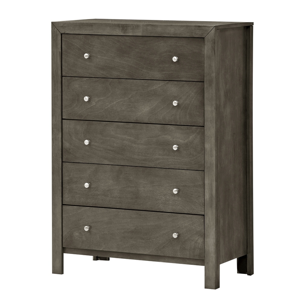 Burlington 5 Drawer Chest of Drawers (34 in L. X 17 in W. X 48 in H)