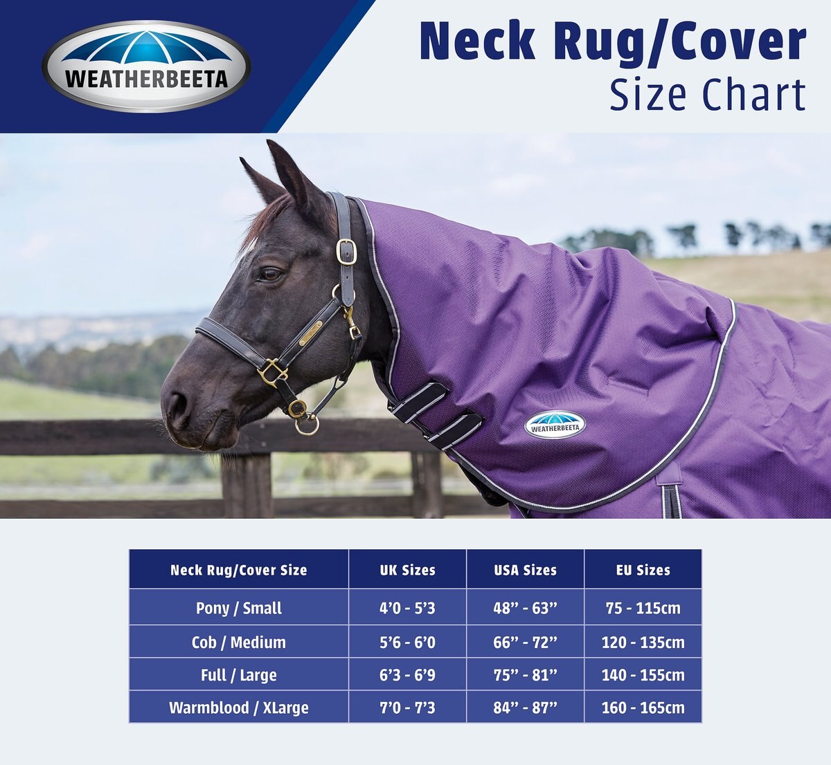 WeatherBeeta Comfitec Classic Neck Rug Lite Horse Blanket