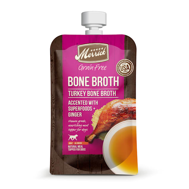 Merrick Bone Broth Turkey Grain Free Wet Dog Food