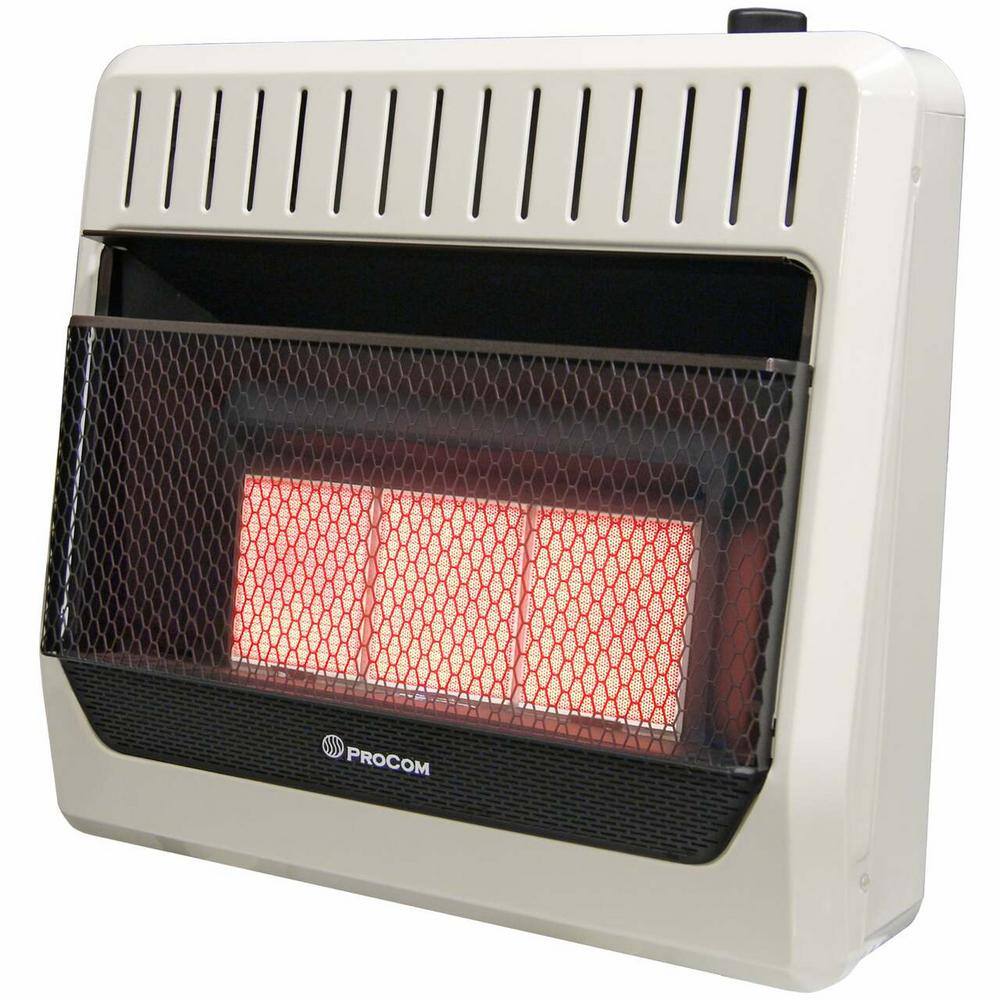 ProCom Heating 30000 BTU Vent Free Infrared Natural Gas Space Heater T-Stat Control MN3PTG