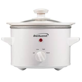 Brentwood Appliances 1.5 Qt. White Slow Cooker SC-115W