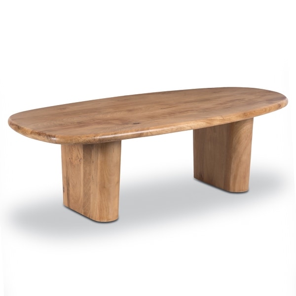 Poly and Bark Falun Solid Mango Wood Coffee Table