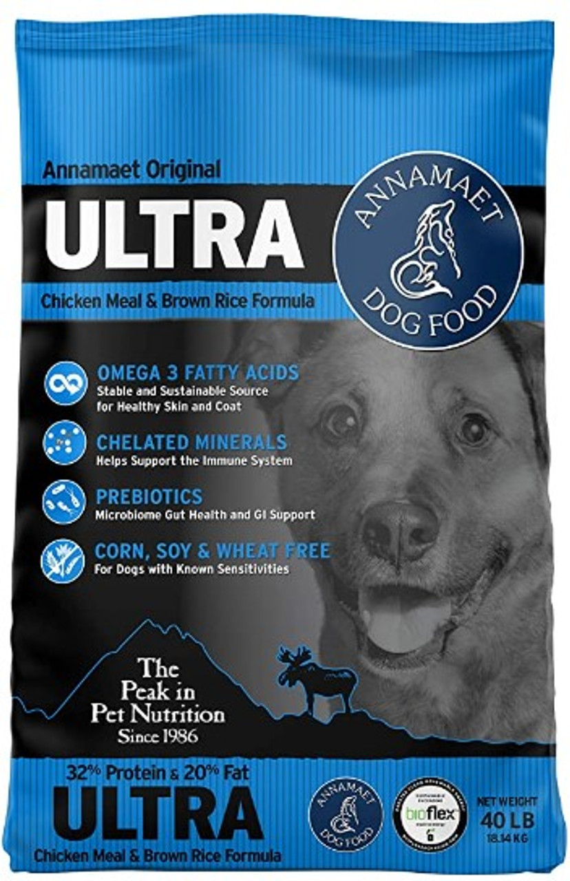 Annamaet Ultra 32% Protein Dog Food， 40 Lbs.