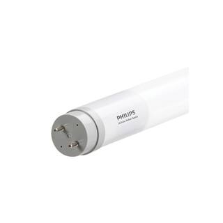 Philips 32-Watt Equivalent 4 ft. Linear T8 MainsFit Ballast Bypass LED Tube Light Bulb Daylight 5000K (10-Pack) 559138