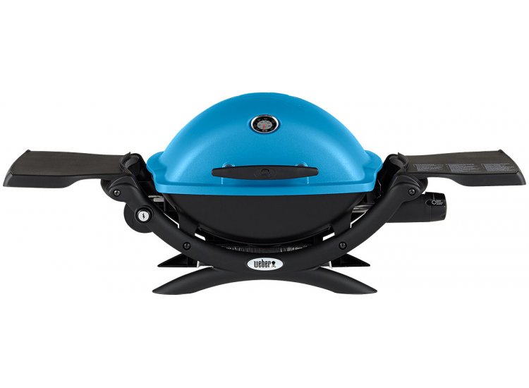 Weber Q 1200 Blue Portable Liquid Propane Gas Grill