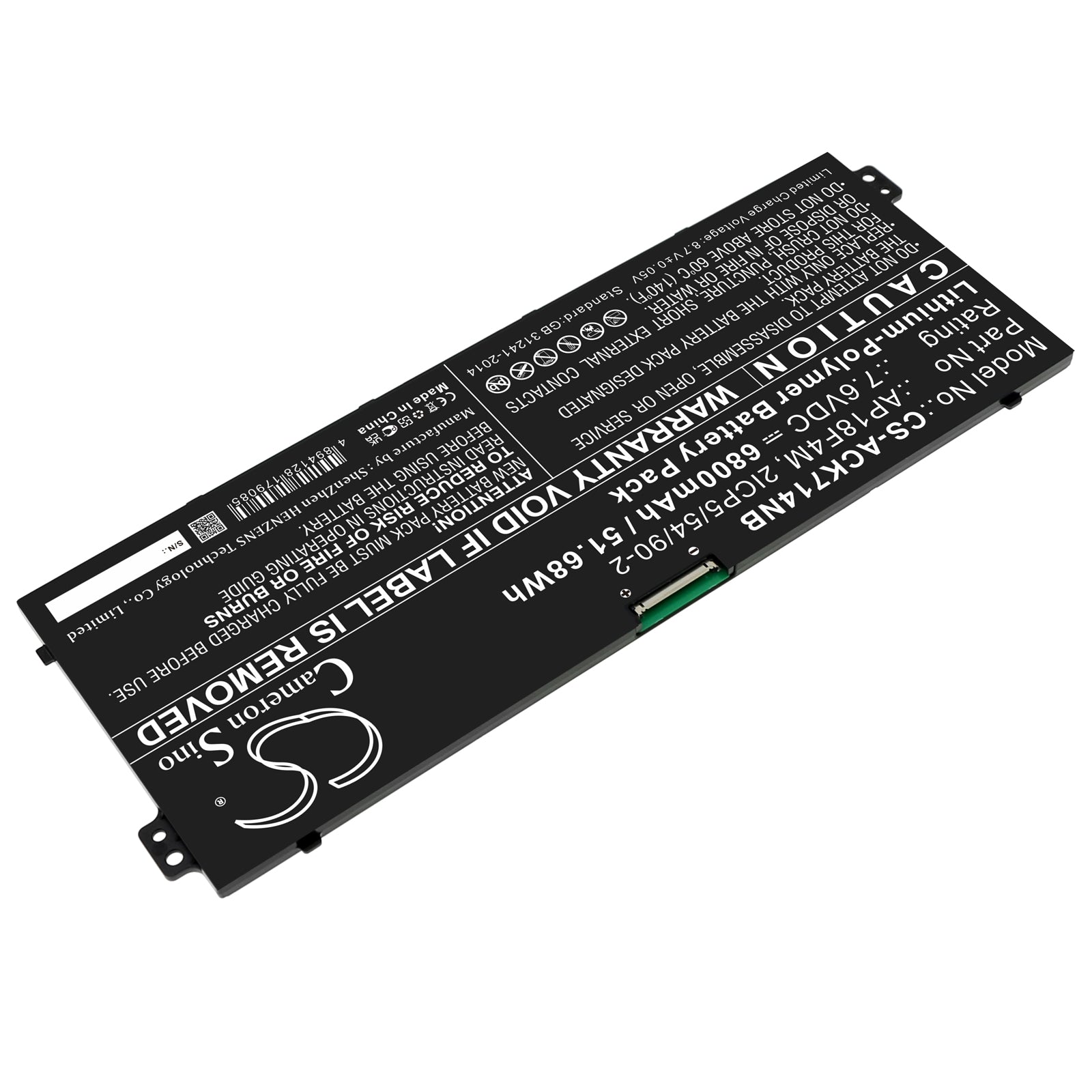 Acer CChromebook 715 CB7151W57CC Chromebook 714 CB7141W3313 Chromebook 714 CB7141W552W Chromebook 714 CB Laptop and Notebook Replacement Battery BatteryClerkcom Laptop and Notebook