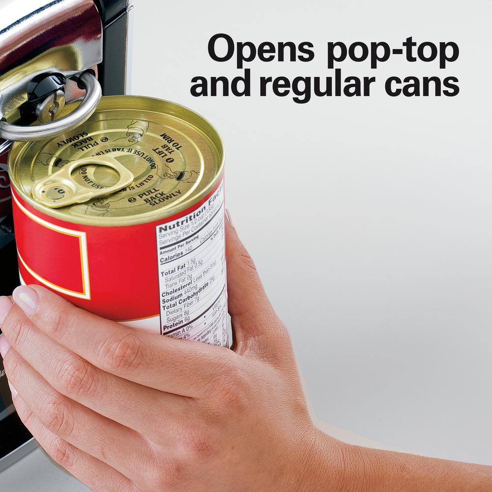 Hamilton Beach Smooth Touch Electric Can Opener with Scissors 76607