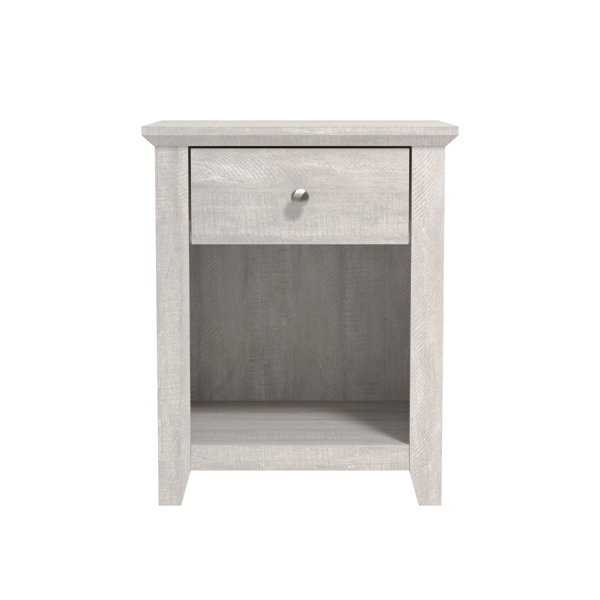 Oller 1-Drawer Dusty Grey Oak Nightstand (23 in. H x 18.7 in. W x 15.7 in. D) (Set of 2)