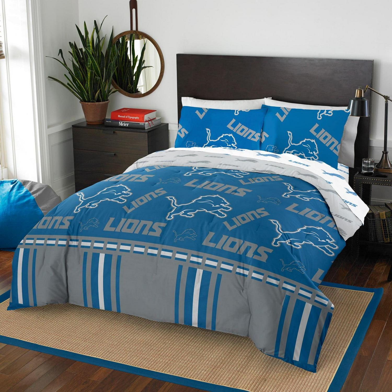 The Northwest Company Detroit Lions 5Piece Full Bed in a Bag Set  Crowdfused