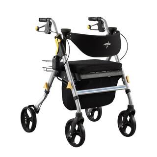 Medline Empower Rollator in Silver MDS86845SM