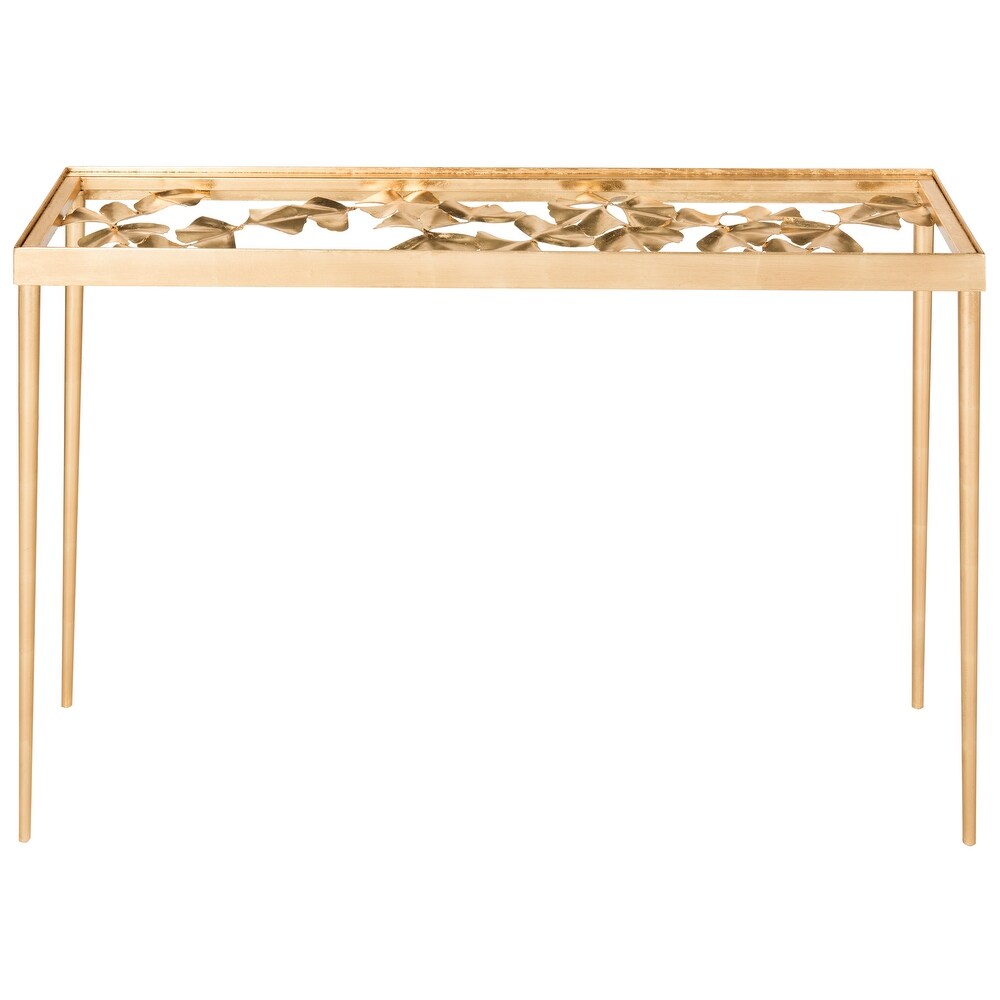 SAFAVIEH Otto Antique Gold Leaf Console   42\