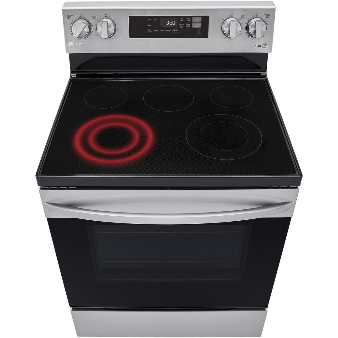 LG 30-inch Freestanding Electric Range with SmartDiagnosis? LREL6321S