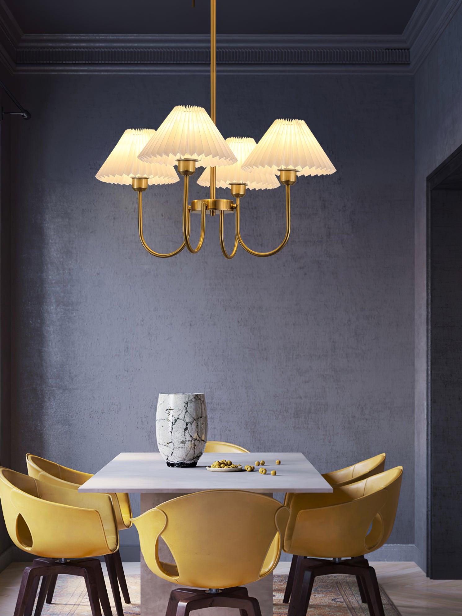 Lenore Pleated Chandelier