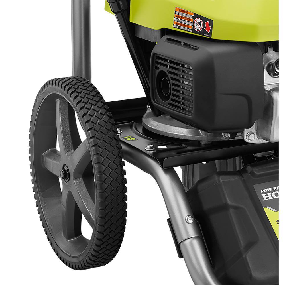 RYOBI 3100 PSI 2.3 GPM Cold Water Gas Pressure Washer with Honda GCV167 Engine RY803023