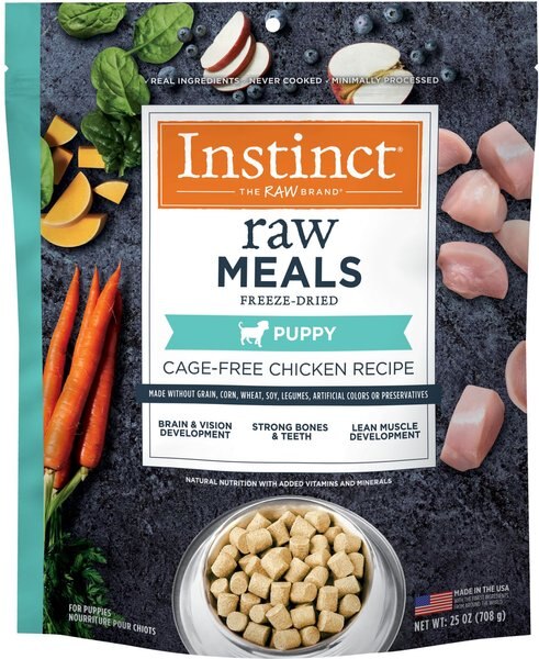 Instinct Raw Meals Cage-Free Chicken Recipe Grain-Free Freeze-Dried Puppy Food