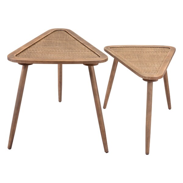 Set of 2 Jonathan Side Tables Natural - 34.1