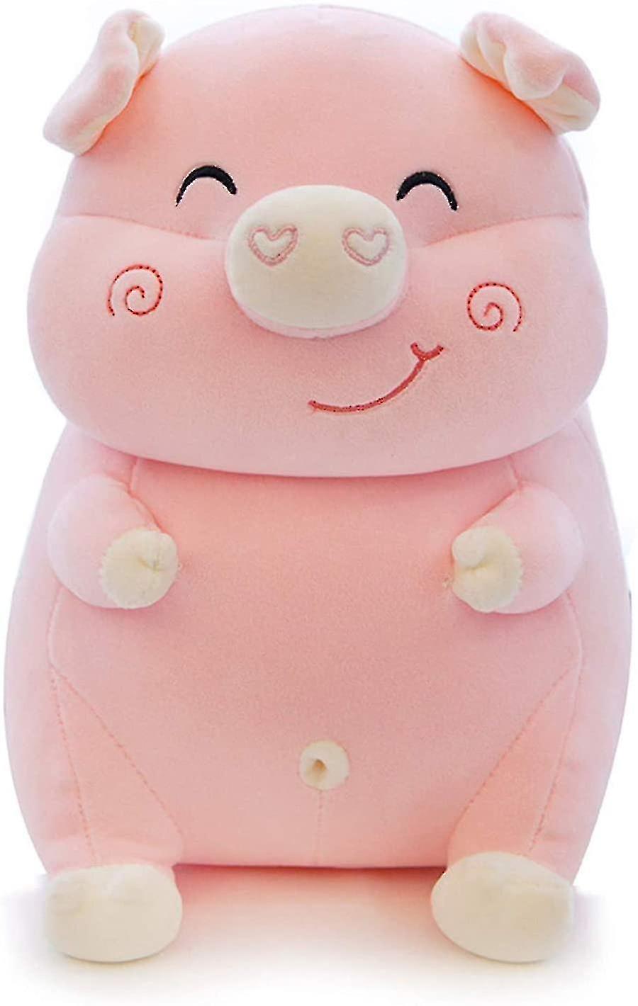 Piggy Comfort for Kids: Pink Stuffed Animal Plush Pillow - Snuggly 14 Inches of Cuddly Joy!