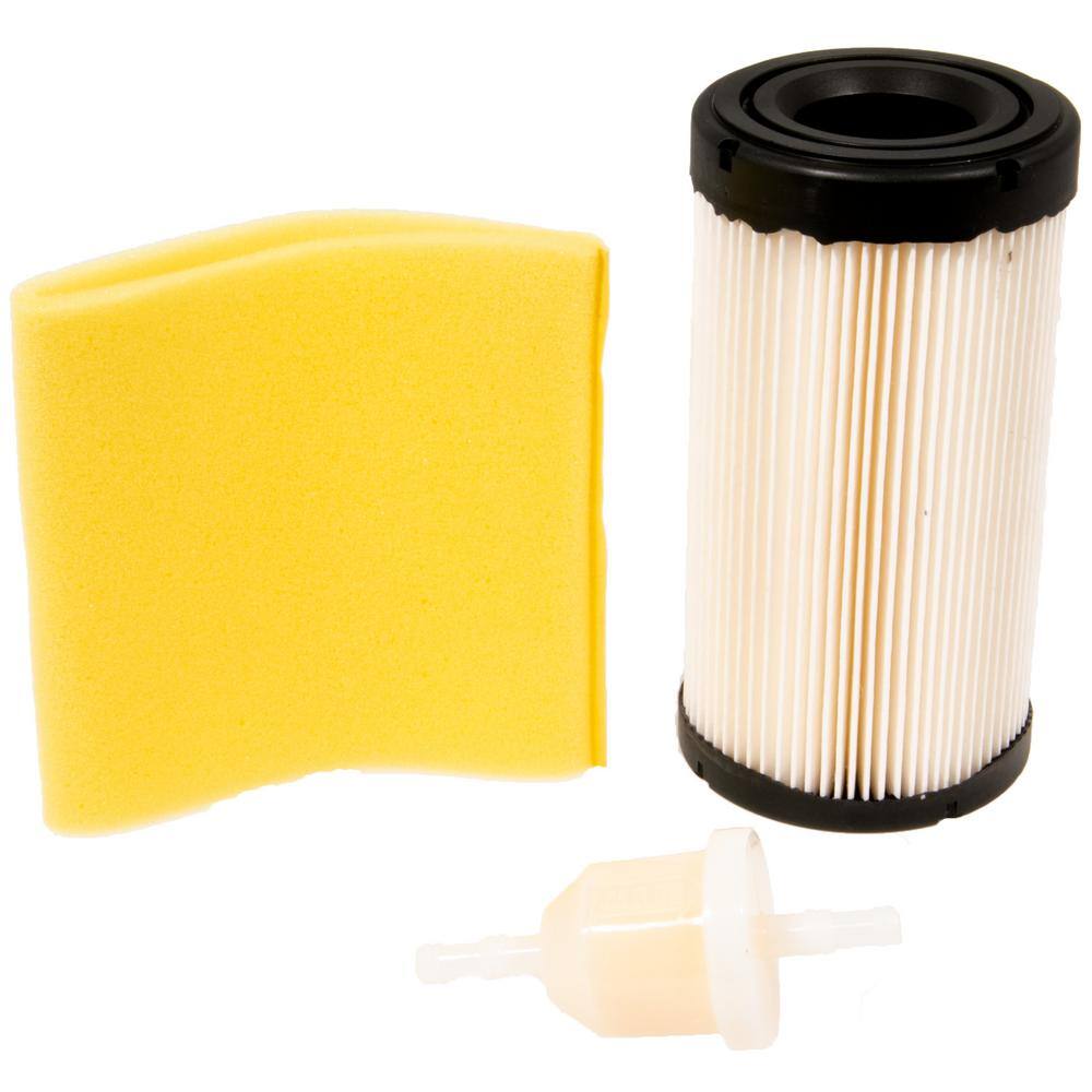 Troy-Bilt Air Filter and Fuel Filter Kit for Riding Mowers with Single-Cylinder Briggs and Stratton Engines 490-950-Y059