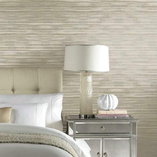 Dreamscapes Wallpaper in Taupe from the 24 Karat Collection