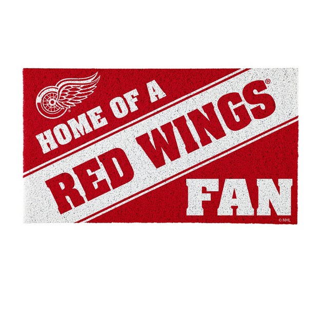 Evergreen Detroit Red Wings Pvc Mat Color