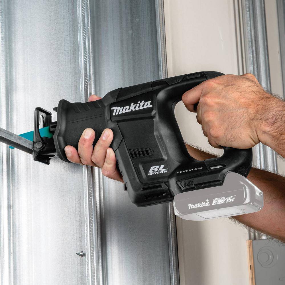 Makita 18V LXT Sub-Compact Lithium-Ion Brushless Cordless Variable Speed Reciprocating Saw (Tool-Only) XRJ07ZB