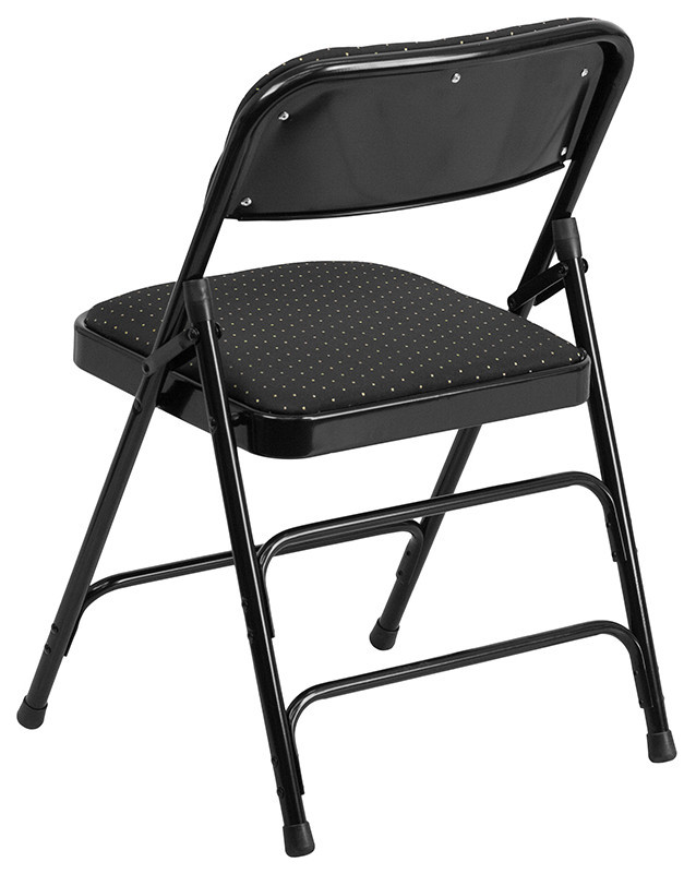 Black Fabric Metal Chair   Contemporary   Folding Chairs And Stools   by First of a Kind USA Inc  Houzz