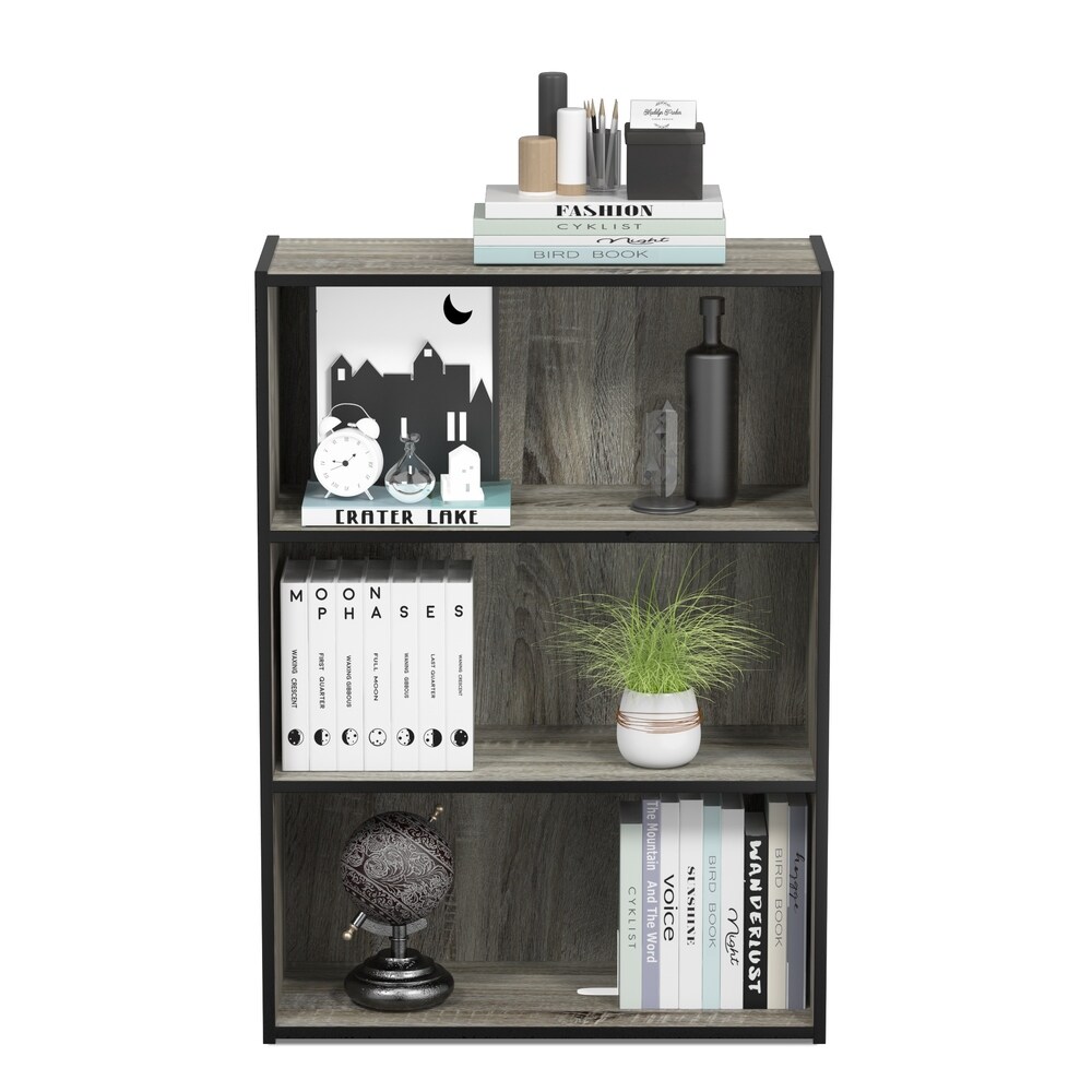 Porch   Den Avers Espresso MDF Open Shelf