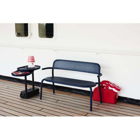 Banc de jardin FATBOY Toni - Banc extérieur moderne aluminium - GRIIN