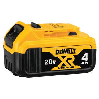 DW 20V MAX XR Premium Lithium-Ion 4.0Ah Battery Pack DCB204